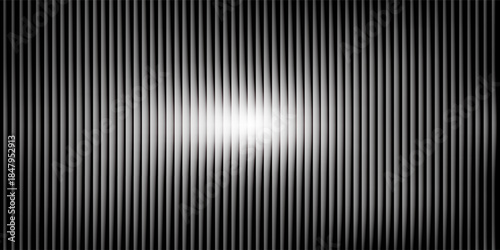 Effect of ribbed glass overlay on transparent background. Translucent plastic texture. Vector illustration