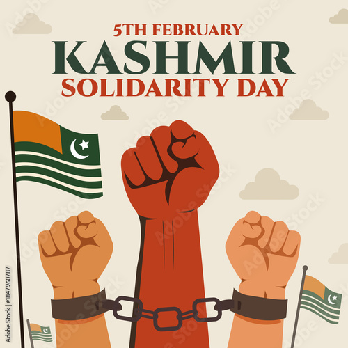 Kashmir Solidarity Day Post Design