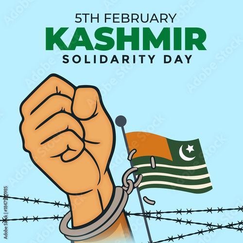 Kashmir Solidarity Day Post Design