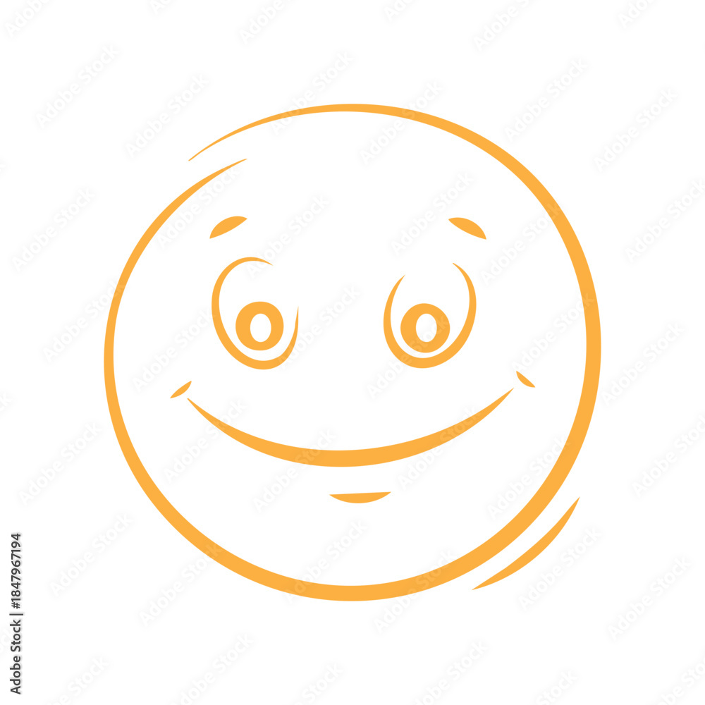 Obraz premium Warm Smile Icon