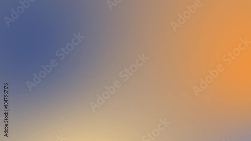 Blue orange yellow purple gradient abstract background with soft texture