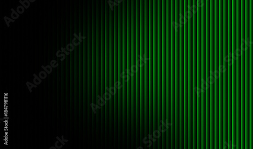 Abstract background featuring a dramatic vertical green light gradient fading into deep black darkness creating a modern digital texture perfect for technology themes