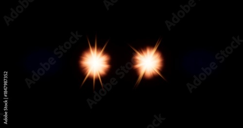 Wallpaper Mural flare burst effect on black background Torontodigital.ca