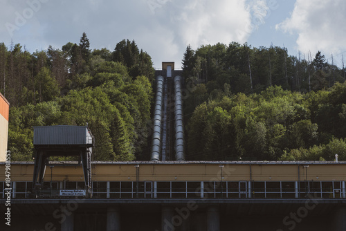 Pumped Storage Power Plant at the Rappbode Dam in the Harz Mountains, Germany