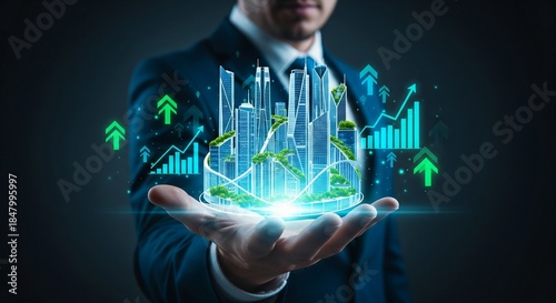 investment, graph, finance, loss, financial, buy, sell, price, risk, trader. touching at line for check my position of investment to take benefit or cut loss. graph is growth up. risk and loss.