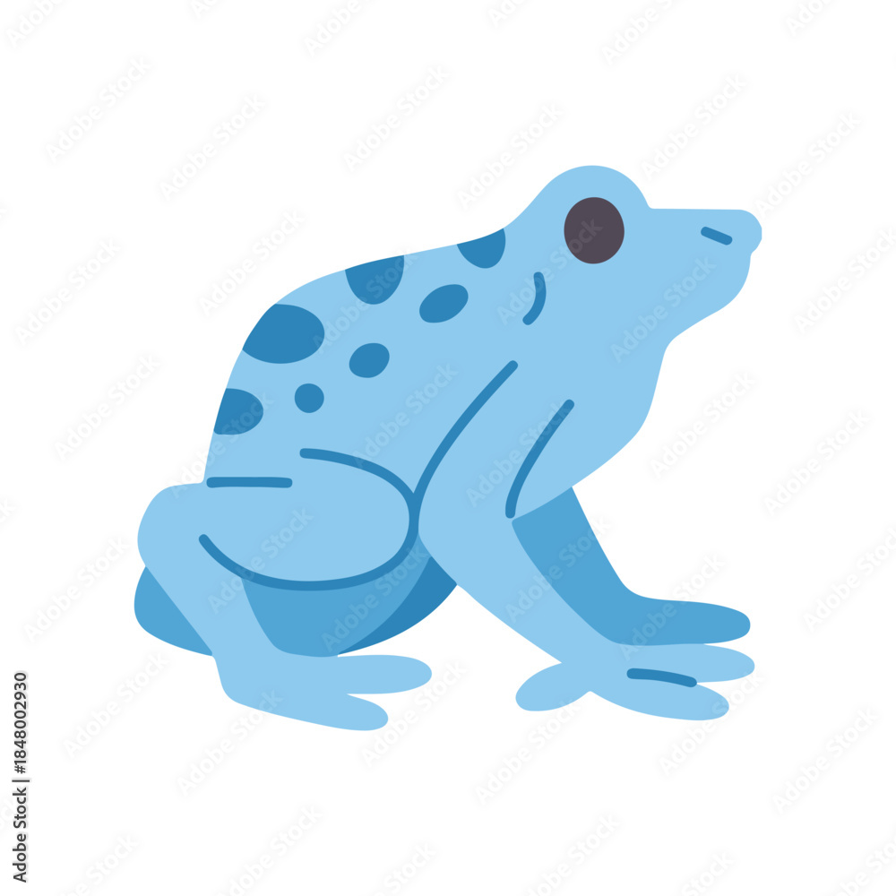 Obraz premium Frog, poison, dart, animal icon
