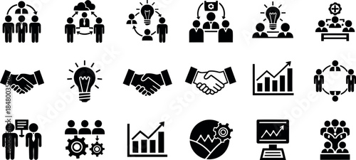Business icons Vector