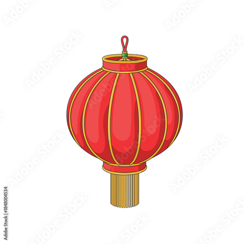 新年春节装饰婚庆矢量灯笼中国风
