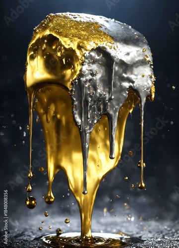 water splash on a black background