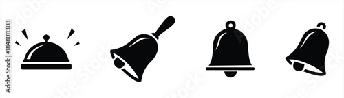 Bell icons set