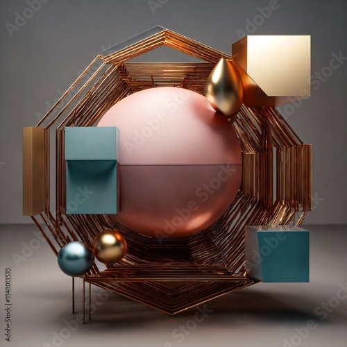 3d render of an abstract background