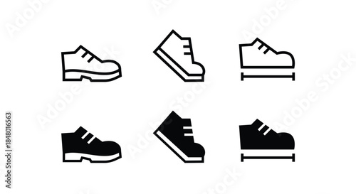 sneakers icon, Casual Sporty Shoe, Running shoes glyph icon, fitness and sport, gym sign symbol, logo, illustration, editable stroke, flat design style isolated on white