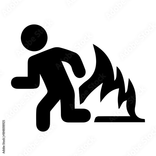 Emergency Fire Escape Icon