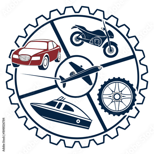 Various modes of transportation