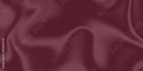 Abstract smooth elegant maroon color fabric silk texture soft background. abstract background luxury cloth or liquid wave or wavy folds of silk texture material or shiny soft smooth luxurious .