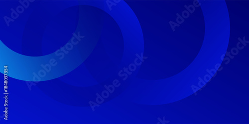 Minimal geometric background. Blue elements with fluid gradient. Used to decorate advertisements, publications, Eps10 vector