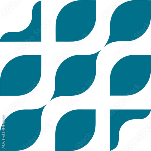 Modern Hashtag Platform Emblem