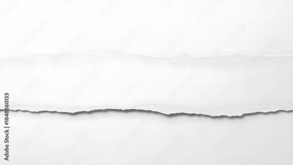 Obraz premium Torn paper edge with white background