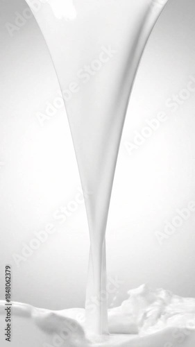 滑らかに流れるミルク液体の背景01