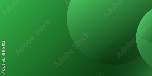 Abstract green and yellow color background. Circle abstract vector banner design. Dynamic shapes composition and elements.Modern design in Eps10 vector illustration