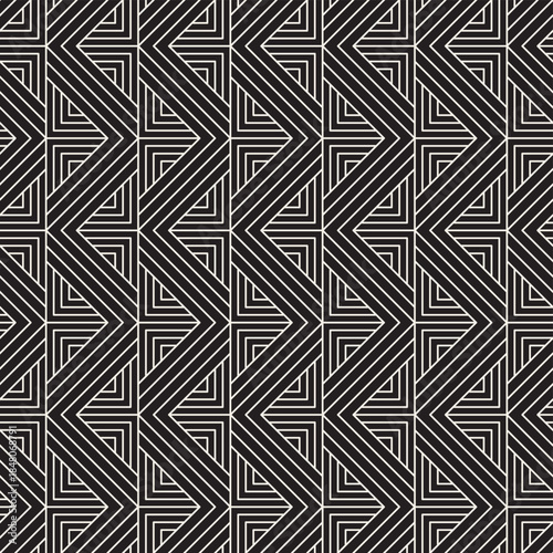 Vector seamless pattern. Modern stylish abstract texture. Repeating geometric tiles