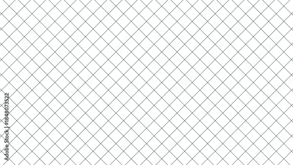 Fototapeta premium Geometric pattern of interconnected diamond shapes creates a clean, modern background.