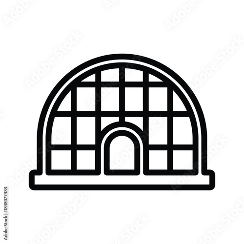 Igloo house icon