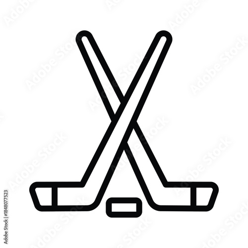 Ice hockey icon