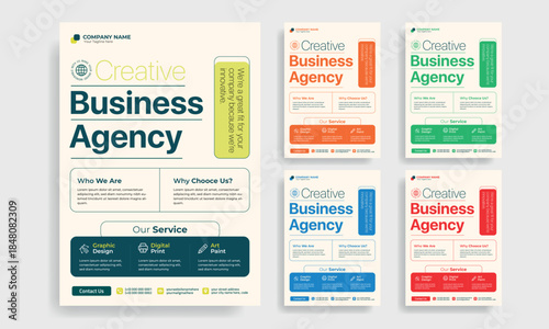 Creative Business Agency flyer template