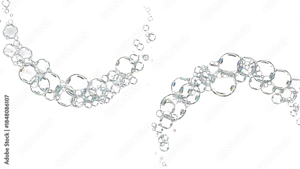 Obraz premium Abstract bubble arch