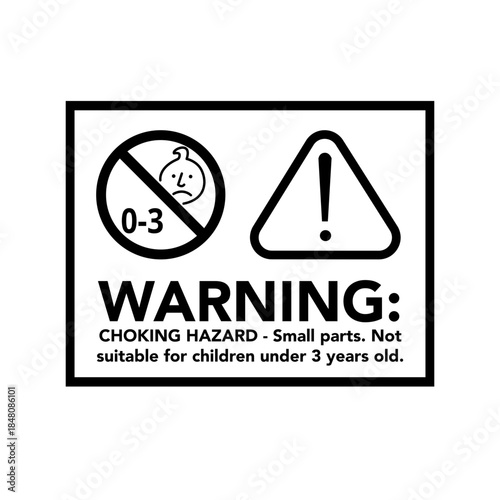 WARNING: CHOKING HAZARD - Small parts. Not suitable for children under 3 years old.