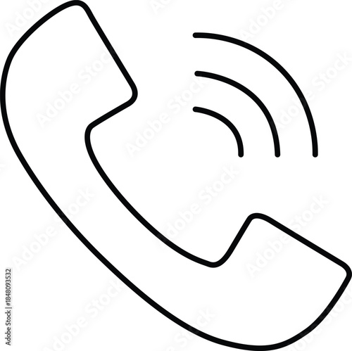 Telephone ringing Vector