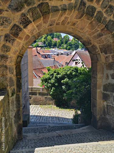 Great views of the beer town of Kulmbach in Bavaria