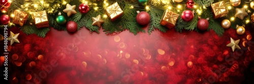 Festive Decorations in Radiance: A vibrant array of ornaments, twinkling lights, and elegant embellishments creates a captivating visual display, infusing a sense of merriment and anticipation. 