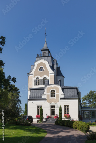 Neeruti Manor Buxhoewden in park landscape Estonia