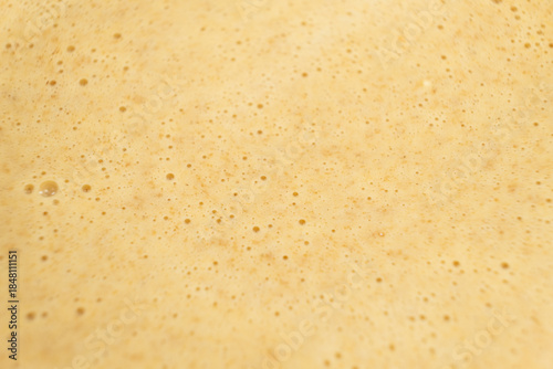 Εκτύπωση καμβά Abstract macro texture of bubbly waffle batter.