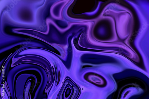 Abstract dark purple liquid swirl texture. Mysterious glossy oil paint flow background fitting Vamp Romantic and cosmic aesthetics.