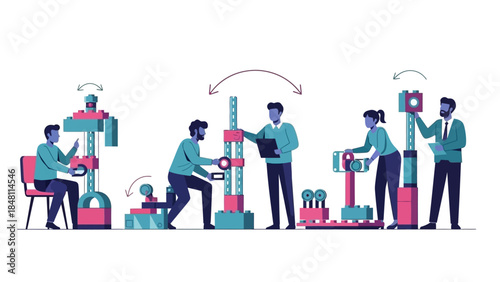 Collaborative Robotics in Manufacturing Assembly Line with Automated Machinery