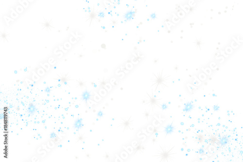 Tableau sur toile Snowflakes and Sparkles Background