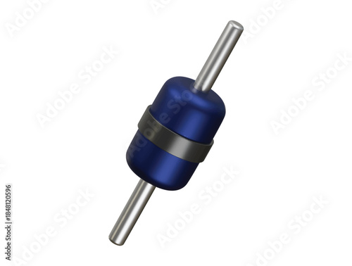 DIAC icon 3d illustration render