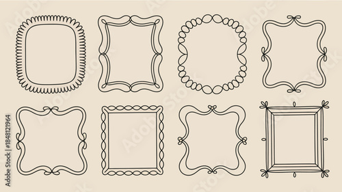 Vintage Ornate Frames Collection for Photo and Art Display