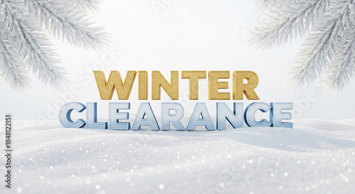 Gold and blue letters spelling 