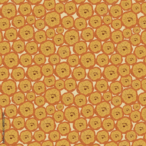 Floral Pop seamless vector pattern