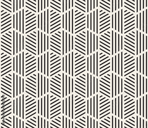Vector seamless pattern. Modern stylish abstract texture. Repeating geometric tiles