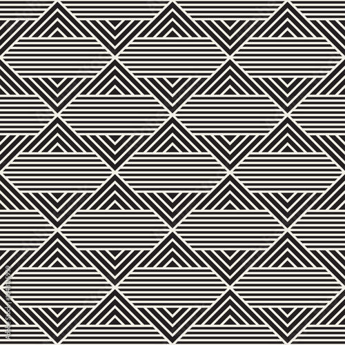 Vector seamless pattern. Modern stylish abstract texture. Repeating geometric tiles