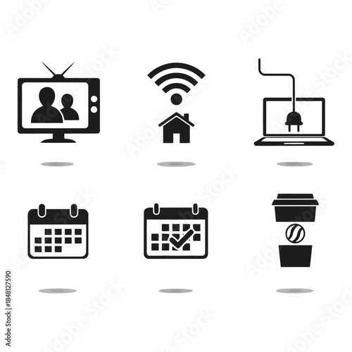Various devices connected wirelessly