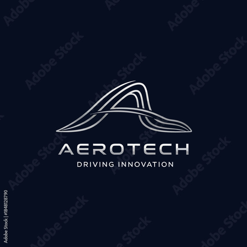 Aerotech Driving Innovation Logo Design.