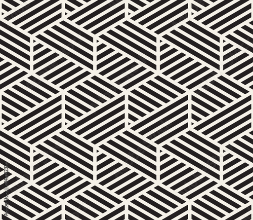 Vector seamless pattern. Modern stylish abstract texture. Repeating geometric tiles