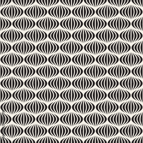 Vector seamless pattern. Modern stylish abstract texture. Repeating geometric tiles
