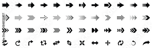 Arrow icon. Arrow vector collection. Arrow. Cursor. Modern simple arrows. Vector illustration.